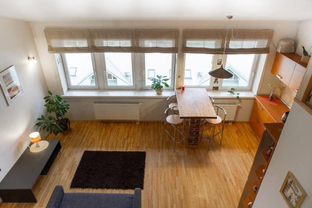 וילנה Penthouse Apartment With Great Panoramic City View מראה חיצוני תמונה