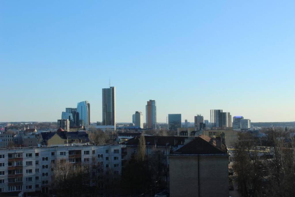 וילנה Penthouse Apartment With Great Panoramic City View מראה חיצוני תמונה